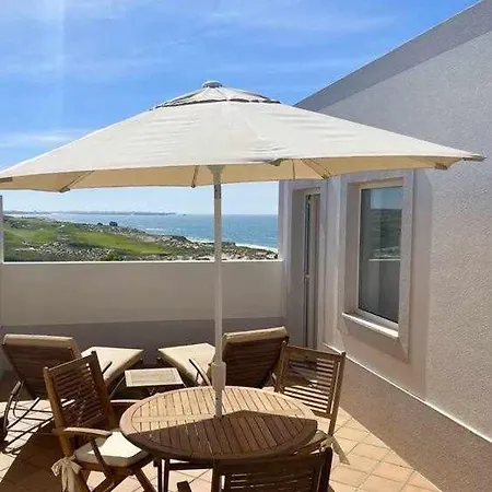 Fantástico T2 Vista Mar E Golfe E Terraço Privado C5 Vau (Obidos)